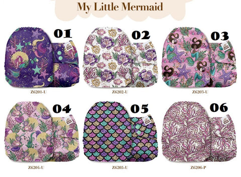 My Little Mermaid-Mama Koala Pocket Diaper 1.0