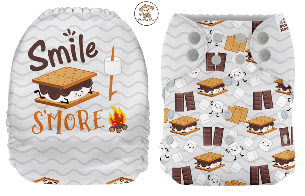 Pocket Diaper-(Smile Smore)-Positional-Oct 2020-(Mama Koala & PPC Custom Print)