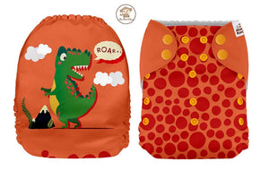 Pocket Diaper-(Dinosaur Roar)-Positional-Nov 2021-(Mama Koala & PPC Custom Print)