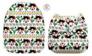 Pocket Diaper-(Girl And Cactus)-Jan 2021-(Mama Koala & PPC Custom Print)