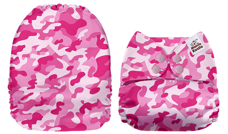 F17-Pink Camo-Mama Koala Pocket Diaper 1.0