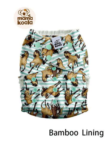 Pocket Diaper Bamboo Lining-( Spirit)-Mama Koala 2.0-PPC Custom Print