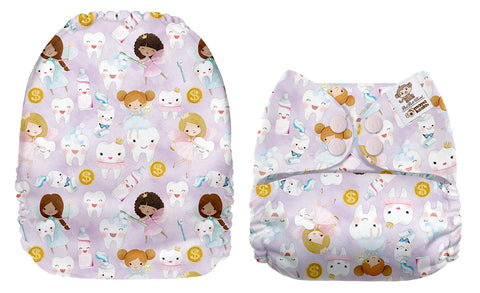 Pocket Diaper-(Tooth Fairy)-April 2021-(Mama Koala & PPC Custom Print)