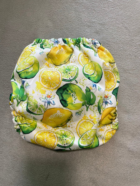 F163-Lemons and Limes-Mama Koala Pocket Diaper 1.0