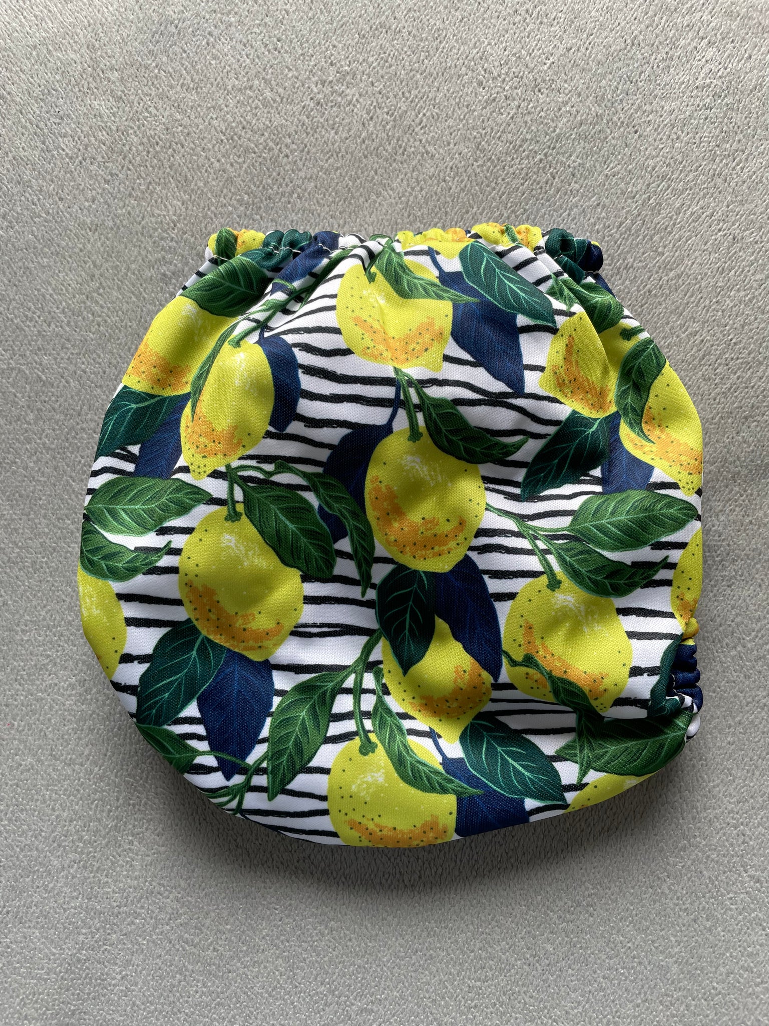 F187-Lemons with leaves-Mama Koala Pocket Diaper 1.0
