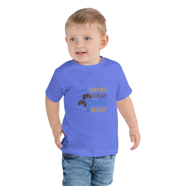 Toddler Short Sleeve Tee-Daddy’s Future Gaming buddy